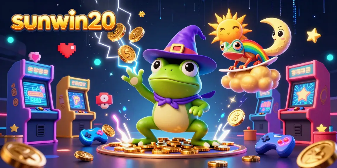 Experience thrilling gameplay with sunwin20's golden coin storm and enchanting characters.